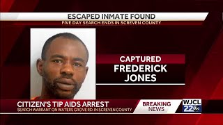 Bulloch County jail escapee captured