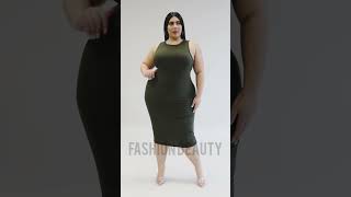 Latest Plus Size Fashion For 👄🍎🍒Curvy Women dress Lillie Love Dress