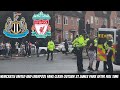 Liverpool fans ARRESTED after full time in Newcastle as FANS GO LOOKING FOR TROUBLE…