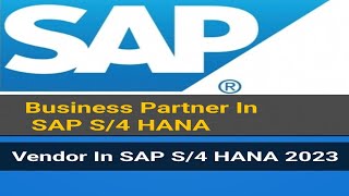 How to Create Business Partner (BP) - Vendor in S4 HANA | SAP MM Tutorial #saps4hana #sapmms4hana