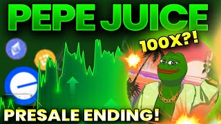 🔥 PEPE JUICE Presale will End soon!! Meme Coin Revolution or Next 100x Opportunity?!