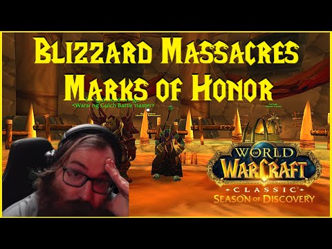 Season of Discovery: Blizzard Massacres Marks of Honor