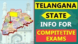 Telangana State Information Details for Competitive Exams GK Quiz | Indian States Info 01