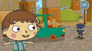 Car Toons compilation. In the old town. Toy car cartoons full episodes.