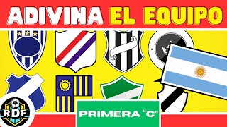 Adivina el EQUIPO. QUIZ⚽️😃 Edición: PRIMERA C. Argentina.(2024)