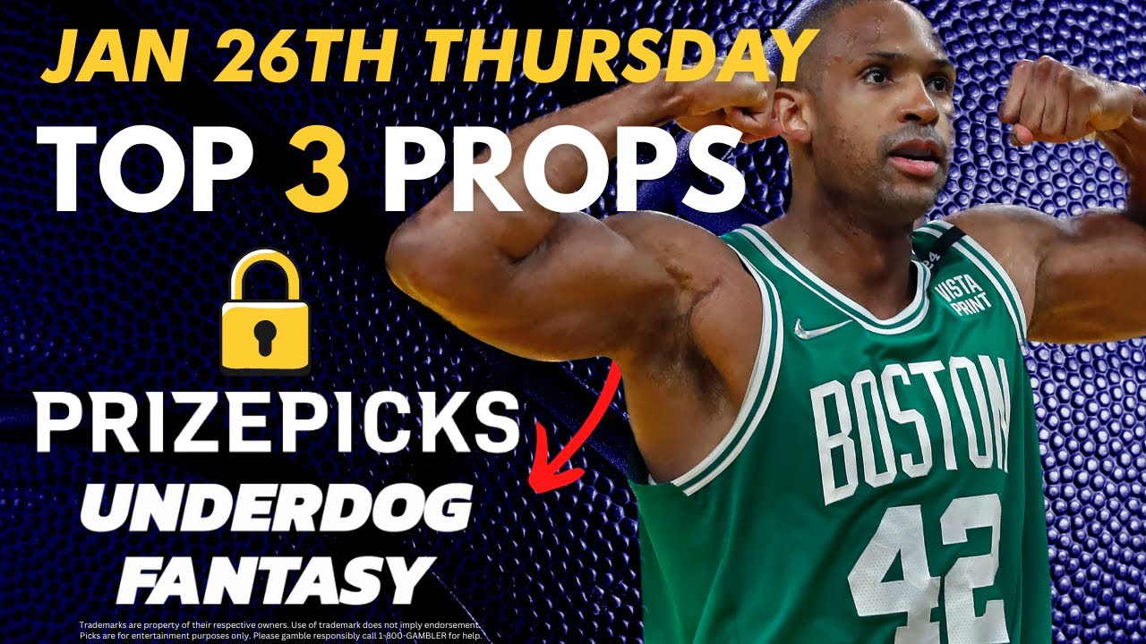 NBA Player Props Bets Today 1/26 Underdog & PrizePicks | Best NBA Bets ...