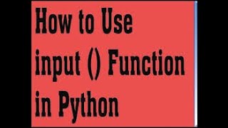 Python User Input Function & Math Functions