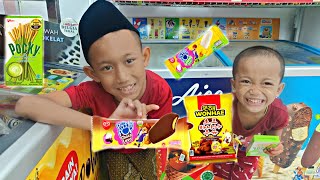 DRAMA BELI ES KRIM PADDLE POP BANANA, PADDLE POP CHOCO LAVA,POCKY GREEN TEA,SNACK WONHAE