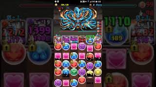 パズドラ‼ソロ　特殊降臨ラッシュ　龍魔界　壊滅級　光ノエル出現