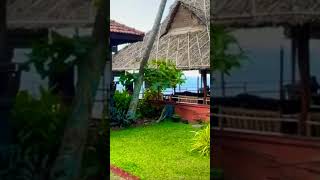 Beautiful black beach resort on varkala beach #varkala #keralatourism #serinebeauty #minivlog