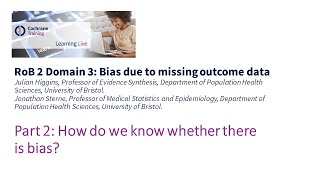 Part 2: How do we know whether there is bias?