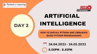Day2 How to install Python & libraries| basic python programming
