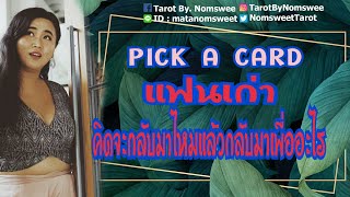 PICK A CARD แฟนเก่าของคุณ คิดจะกลับมาหาคุณไหมและกลับมาเพื่ออะไร (ห้ามอิน)  #ดูดวง #ดวง