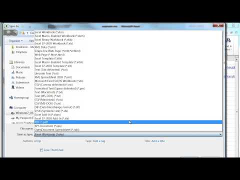 How to export or save a .csv file from Excel How to export or save a .csv file from Excel