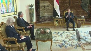 Israel-Hamas conflict: Blinken meets with Egyptian president