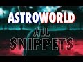 Travis Scott - Astroworld Every Snippet