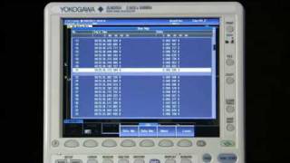 DLM2000 Oscilloscope - History Waveform Memory \u0026 History Search