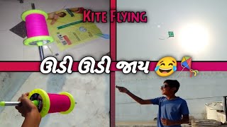 ઊડી ઊડી જાય 😂🪁 | Kite Flying | #vlogs #viralvideo