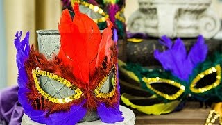 How To - Paige Hemmis' DIY Mardi Gras Masks - Home & Family
