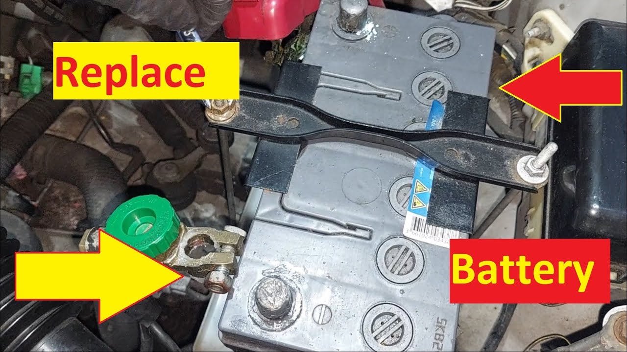 How To Replace A Car Battery !!!! - YouTube