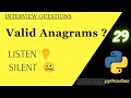 Python's Anagram Check: #leetcode  242 | #programming #coding #interview #question @pythonvibes_