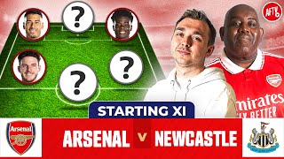 Arsenal vs Newcastle | Starting XI Live | Premier League