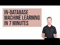 Oracle In-database Machine Learning in 7 minutes (ATP and ADWC)