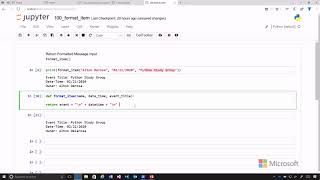 36 Python Beginner Strings and Functions - Build format item Function