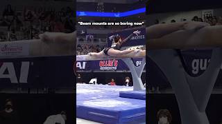 Do you think we will see mounts like this again? #gymnastics #beam #mount #wow