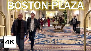 Fanciest Hotel in Boston · Fairmont Plaza🎄· 4K