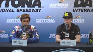 Chase Elliott & Dylan Kwasniewski Daytona NASCAR Video News Conference