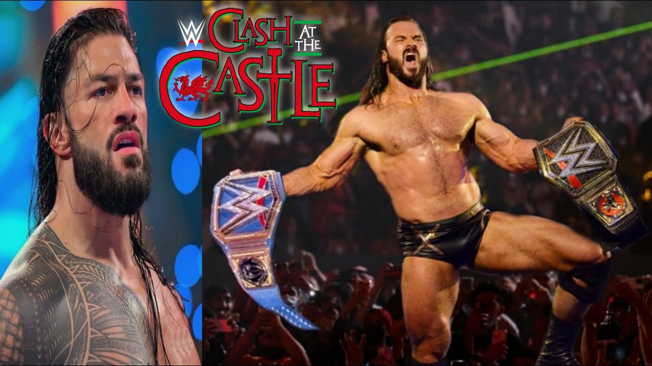 Roman Reigns Vs Drew McIntyre WWE Clash At The Castle 2022, Drew Wins ...