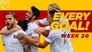 ALL GOALS From MLS Week 20! Hat tricks, free kicks, long range, and a sweet treat from Carlos Vela.