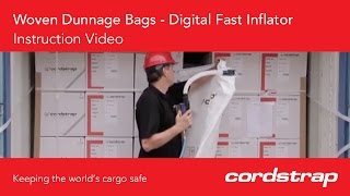 Cordstrap | 12 Cordstrap Woven Dunnage Bags + Digital Fast Inflator