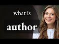 Author — meaning of AUTHOR