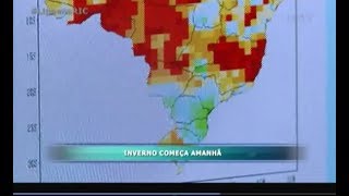 Meteorologistas analisam temperaturas dos próximos dias