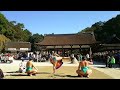 上賀茂神社 横綱土俵入り 鶴竜 雲竜型 式年遷宮 2015 10 18午前9時