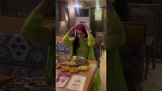 Best Rajasthani food in Delhi 😍❤️... 📍Connaught place#rajasthani #restaurant #viralvideo