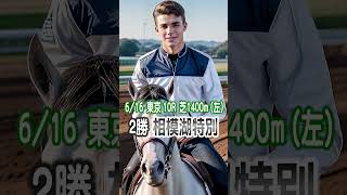 【相模湖特別】芦影の本命馬🏇第140弾 6/16 東京競馬場 10R 芝1400m (左)🏇現状は手前の変え方などで完全にサウスポー！得意な東京で的中🎯狙う！相手は1頭のみ👍 #shorts