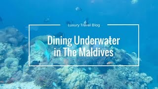 5.8 Restaurant at Hurawalhi - Underwater Restaurant Maldives