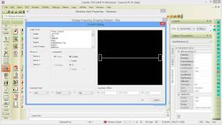 AEC Window Custom Blocks in Caddie AEC Architecture .dwg software