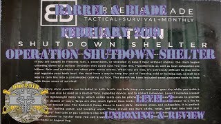 Barrel \u0026 Blade February 2019 - Operation Shutdown Shelter - Level 2 Unboxing \u0026 Review