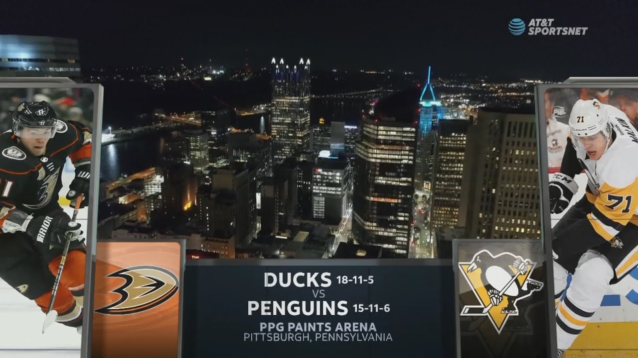 Penguins Vs. Ducks (12/17/2018) - YouTube