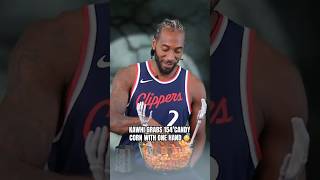 Kawhi easily won the Clippers candy grab 😂 (via @laclippers)