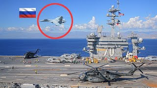 Russian Jets CAUGHT Over Nimitz Carrier!