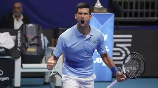 Novak Djokovic vs Botic van de Zandschulp Astana 2022