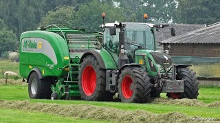 Pressing Bales | Nikkels | Fendt 720 Vario + McHale Fusion 3 | 2018