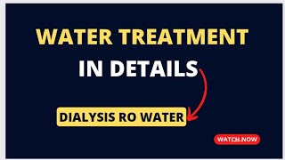 RO Dialysis Water Treatment plant | dialysis  Ro related complications