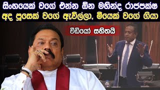 සිංහයෙක් වගේ එන්න ඕන මහින්ද රාජපක්ෂ මහතා අද පූසෙක් වගේ ඇවිල්ලා මීයෙක් වගේ ගියා | Chandima Weerakkody