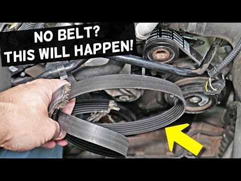 How far can you drive without a serpentine belt?
